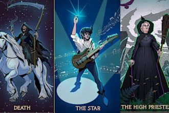 design tarot cards card game card game design tarot card illustration