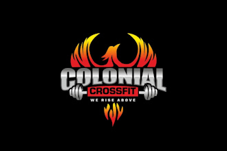 make an amazing eye catching crossfit and gym logo design with vector file