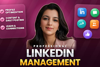 be your linkedin manager and content creator