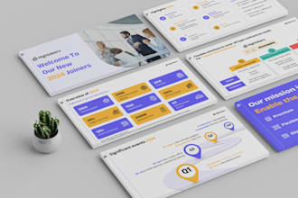 design captivating branded presentation slides