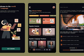 develop educational app, language learning app, learning app, and translator app