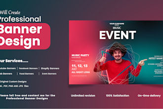 design awesome  web banner, flyer, fb ads and etsy editable templates
