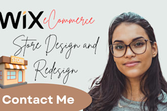 design wix ecommerce store, wix ecommerce website design, redesign and seo