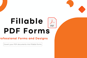 create interactive fillable PDF form or convert to fillable PDF