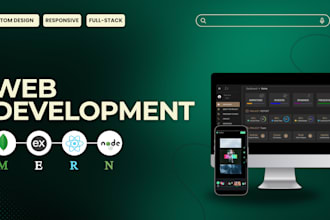 build responsive mern websites with custom features