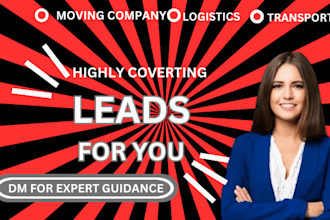 generate auto transport freight hauling trucking movers and moving company leads