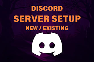 set up a custom discord server with a nice design