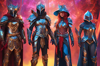 custom 3d printed cosplay props, costumes ,fast creation