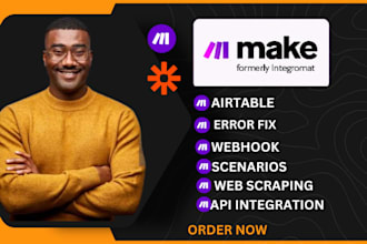 setup make connect zapier automation integration crm make com with integromat