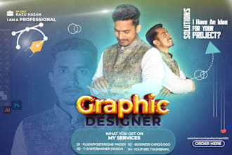 create a professional flyer design and one pager