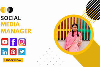 be provide monthly social media management sevices