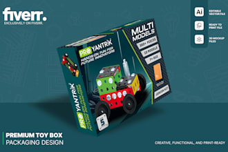 provide professional package design retail ready box and label with mockups