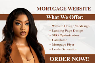 design mortgage loan website mca loan website business loan website student loan