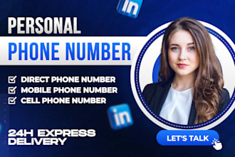 collect direct phone, personal phone and mobile phone number for lead generation