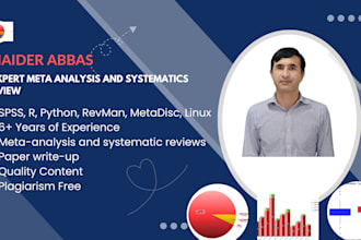 conduct precise statistical meta analysis and systematic review