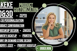 set up ackeke 2d 3d customizer zakeke product configuration shoplifty store