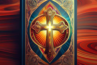 design christian book cover, ebook cover, paperback cover