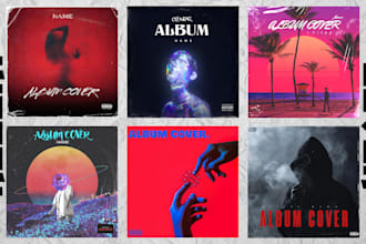 professionally design your album cover art for music artwork