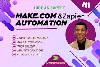 setup make automations zapier automation and API integration