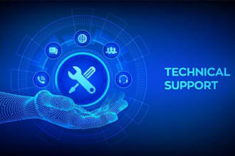 provide tech support, solve computer and network issues
