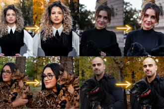 bulk edit and retouch portrait photos