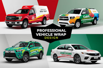create custom truck wraps, food truck designs, vehicle and trailer wraps