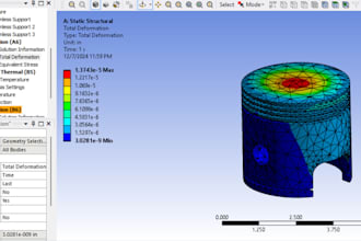 do static, thermal and cfd analysis using ansys workbench