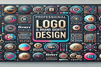 design professional logo brand identity for business startups beauty tech crypto