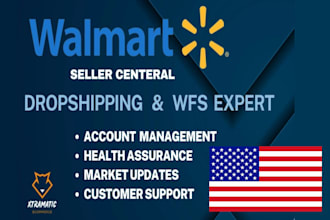 manage walmart dropshipping 2step dropshipping and wfs as your walmart VA