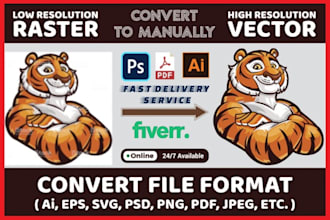 create vector tracing logo, vectorize image, raster to vector ai