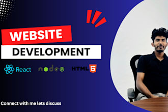 do website development, custom websites as full stack developer, ai chat bot