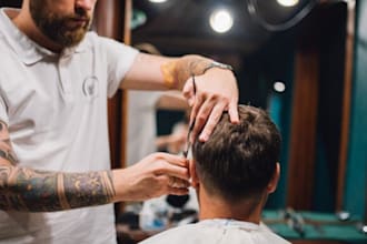 design barber shop shopify store beauty salon website hair salon shopify store