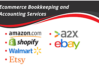 do ecommerce, amazon, shopify, bookkeeping, accounting in quickbooks online