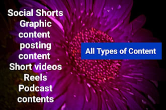 create short videos,30s reels for social media posting, for podcast