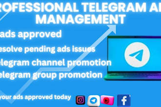 fix telegram ads, approve telegram ads, manage telegram ads