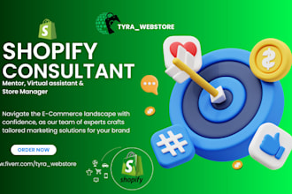 be your shopify mentor dropshipping virtual assistant, store consultant