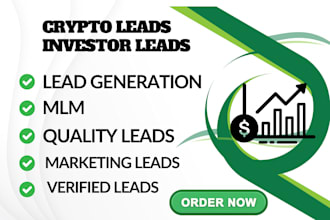 generate active and verified investor leads forex leads crypto lead
