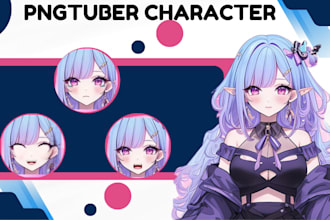 draw amazing pngtuber chibi avatar png tuber for chibi stream an pngtuber stream