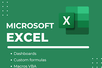 do excel automation, vba macros and custom dashboards