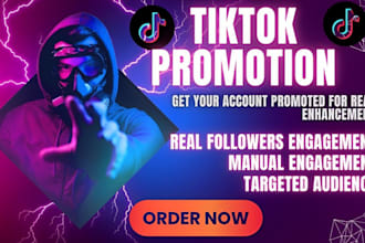 manage to grow and promote your tiktok followers organically