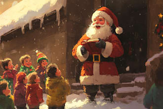 create christmas cards and illustrations