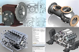 3d mechanical product 3d cad model solidworks catia 2d cad designing fusion 360