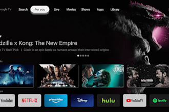 build google tv app, apple ios app, roku app and custom smart tv app development