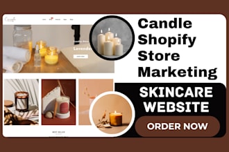 do responsive scented candle store shopify marketing via facebook ads tiktok ads