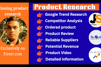do product research for dropshipping