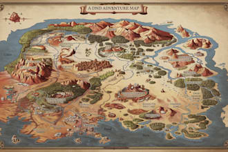 create a high quality fantasy map for dnd, stories and campaigns
