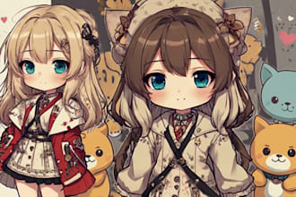 draw chibi character with cute art style