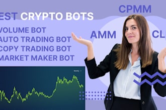make solana volume bot, copy trading bot, auto trading bot and market maker bot