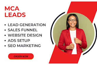 generate merchant cash advance leads, mca leads, mca leads generation funnel