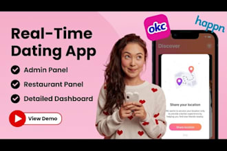 develop dating app like tinder, happn, bumble, hinge and automation their bot